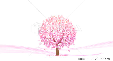 桜 春 風景 背景 桜 春 風景 背景 121988676