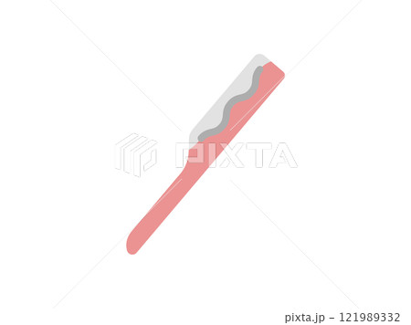 顔剃り用の、カミソリのアイコンのイラスト 121989332