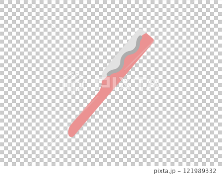 Illustration of a razor icon for shaving 121989332