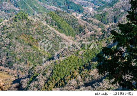 笠置山からの景観 京都府笠置町 笠置山からの景観 京都府笠置町 121989403