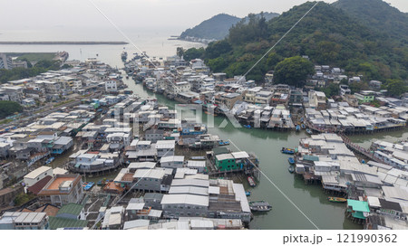 Coastal Fishing Village with Boats and Harbor Tai O Dec 31 2024 Coastal Fishing Village with Boats and Harbor Tai O Dec 31 2024 121990362