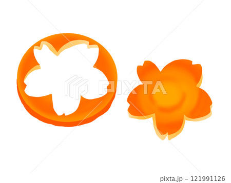 ニンジンの飾り切り 121991126