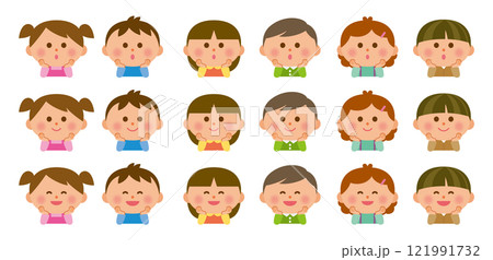 ほおづえをつく子供 ほおづえをつく子供 121991732