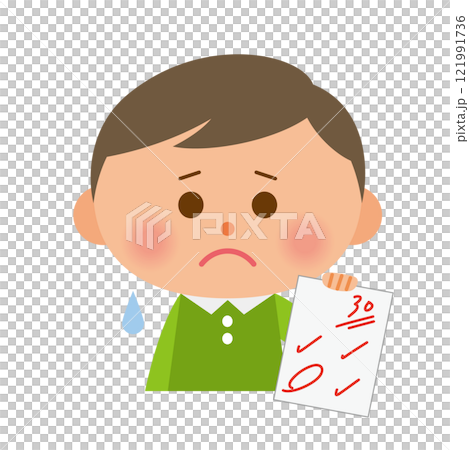 一個考試成績不好的孩子 一個考試成績不好的孩子 121991736