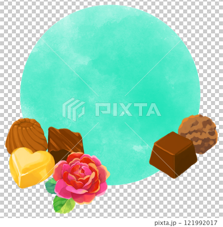 Watercolor circle chocolate background material Watercolor circle chocolate background material 121992017