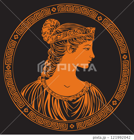 Vector Greek women. Vector Greek women. 121992042