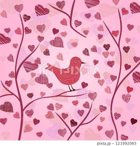 Valentine's day background for design 121992065