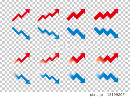 簡單的箭頭圖圖示圖像 121992074