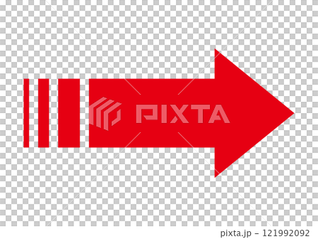 シンプルな矢印のイラストアイコンイメージ シンプルな矢印のイラストアイコンイメージ 121992092