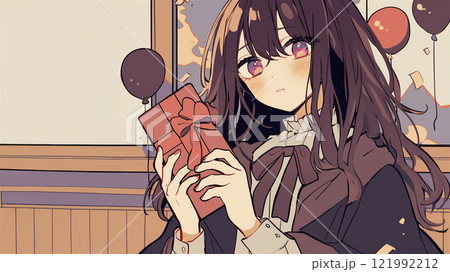 【プリント＆加筆作品】チョコレートDis娘-バレンタイン嫌いな女の子-【アート】 mashiro_29_s.png?v=1739366218