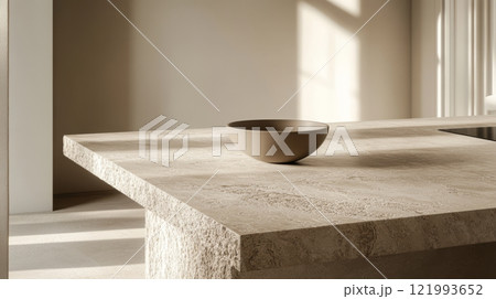Bright Kitchen Interior 121993652