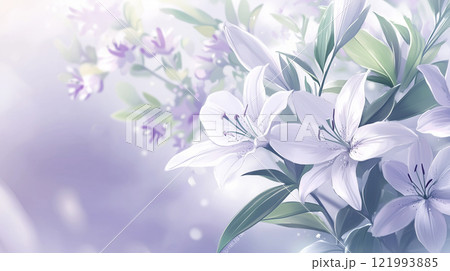 ユリの花 ユリの花 121993885