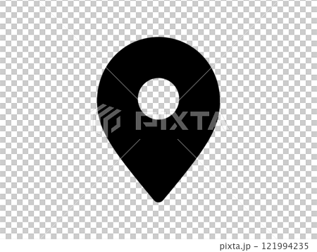 場所 マップ ピンアイコン ベクターイラスト 121994235