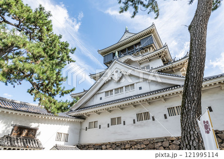福岡県北九州市小倉区北区 晴天の小倉城 福岡県北九州市小倉区北区 晴天の小倉城 121995114