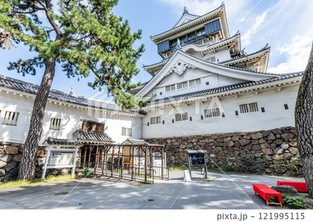 福岡県北九州市小倉区北区 晴天の小倉城 福岡県北九州市小倉区北区 晴天の小倉城 121995115
