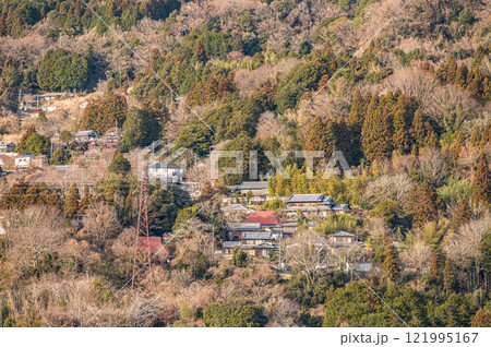 冬の笠置の山間集落　京都府笠置町 121995167