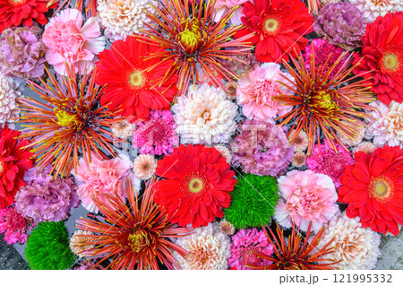 忍城の花手水 121995332