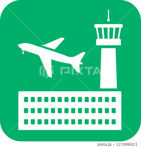 空港を案内する標識 121996021