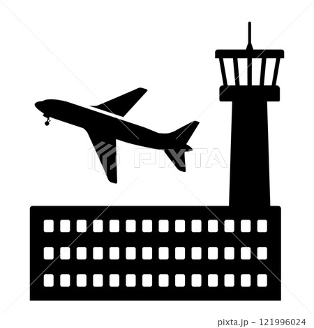 空港を案内する標識 121996024