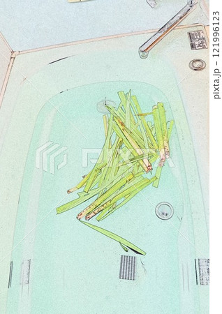 CG画像イラスト 五月の子供の日菖蒲湯2 CG画像イラスト 五月の子供の日菖蒲湯2 121996123