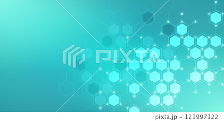Abstract design element with geometric background of hexagons shape pattern Abstract design element with geometric background of hexagons shape pattern 121997122