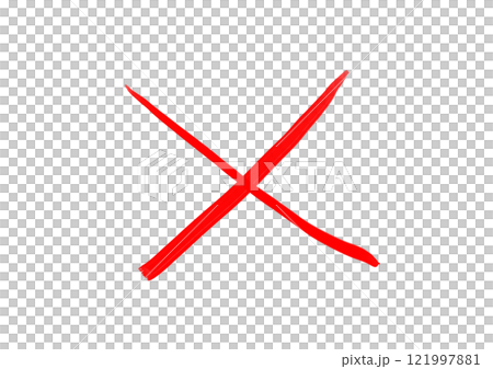 時尚簡約的手寫風格素材✕X 121997881