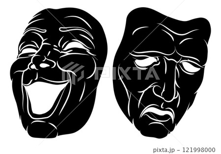 Theater Or Theatre Drama Comedy And Tragedy Masks Theater Or Theatre Drama Comedy And Tragedy Masks 121998000