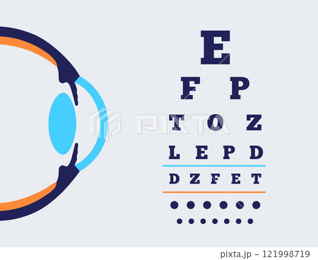 Eye chart poster 121998719
