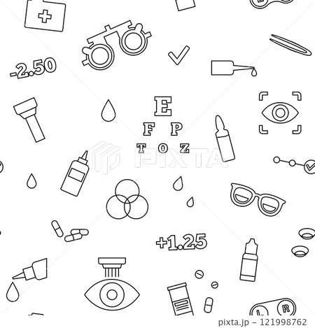 Eyesight examination pattern Eyesight examination pattern 121998762