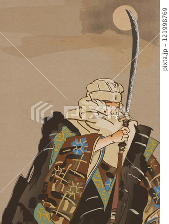 能　月岡耕漁　能楽百番　「船弁慶」 121998769