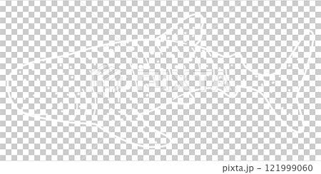 シンプルで可愛いジンベエザメのイラスト　線画のみ　模様有り 121999060