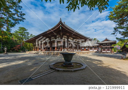 国宝　奈良唐招提寺、UNESCO 世界遺産 121999911