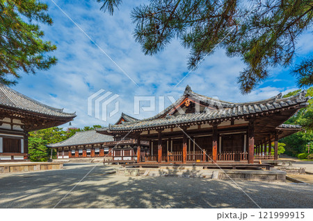 国宝　奈良唐招提寺、UNESCO 世界遺産 121999915