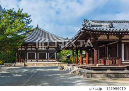 国宝 奈良唐招提寺、UNESCO 世界遺産 国宝 奈良唐招提寺、UNESCO 世界遺産 121999919