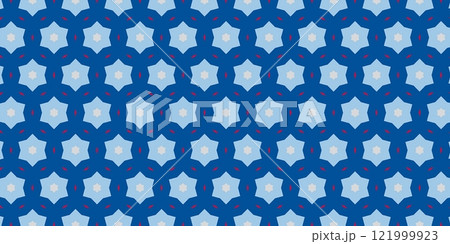 Abstract Kaleidoscope Geometry Psychedelic Art Fabric textile Pattern  121999923