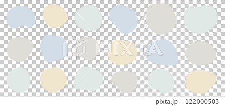 Shape Natural Soft Color Clean Color Frame Decoration Set 122000503