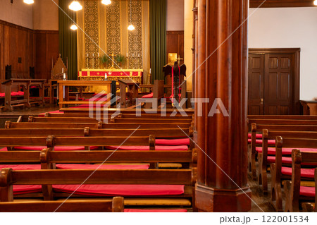 京都市上京区に所在特別特別公開された京都市指定有形文化財の聖アグネス教会を撮影 京都市上京区に所在特別特別公開された京都市指定有形文化財の聖アグネス教会を撮影 122001534