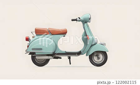 ベスパ、スクーターのイラスト 122002115