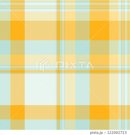 Trade textile tartan texture, dog tooth pattern background vector. Diamond plaid fabric check seamless in white and bright colors. 122002723