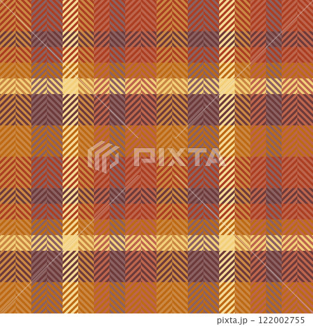 Elegant herringbone plaid pattern in warm autumnal tones.  Perfect for fallthemed designs, textiles, or website backgrounds. 122002755