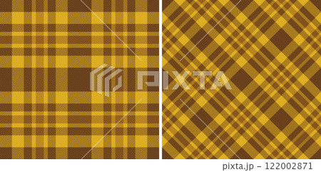 Background pattern vector of seamless texture textile with a tartan fabric check plaid. Set in stylish colors. Creative uses of ornamental silk tape. Background pattern vector of seamless texture textile with a tartan fabric check plaid. Set in stylish colors. Creative uses of ornamental silk tape. 122002871