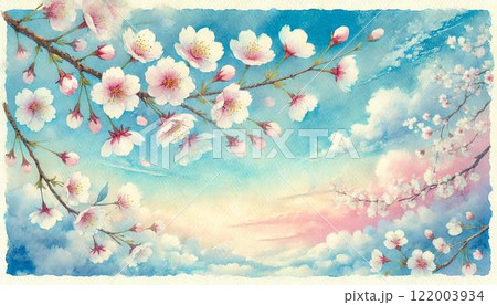 桜と青空 122003934