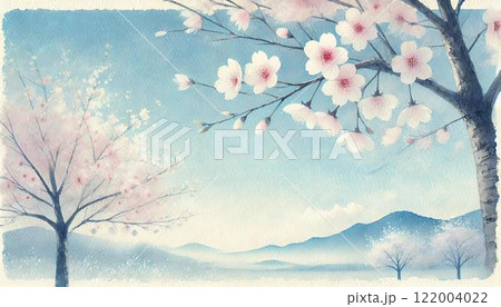 桜と青空 桜と青空 122004022