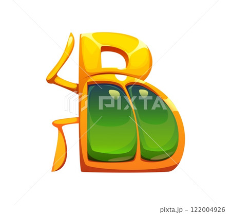 Cartoon Egyptian font scarab dung beetle B letter. Egyptian history font typeset element, ancient civilization vector game English ABC symbol or Africa mythology latin alphabet B letter Cartoon Egyptian font scarab dung beetle B letter. Egyptian history font typeset element, ancient civilization vector game English ABC symbol or Africa mythology latin alphabet B letter 122004926