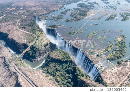 Aerial View of Victoria Falls 122005462