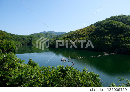 愛媛県松山市_石手川ダム（みはらし公園）から北側風景4_2024年5月 122006539