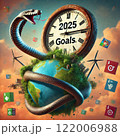 composite image of clock counting down to the world 122006988