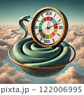 composite image of maze on abstract screen 122006995