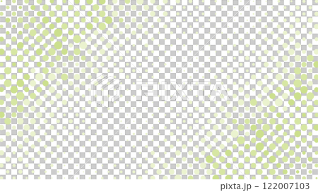 圓點半色調黃綠色背景時尚對角線 122007103