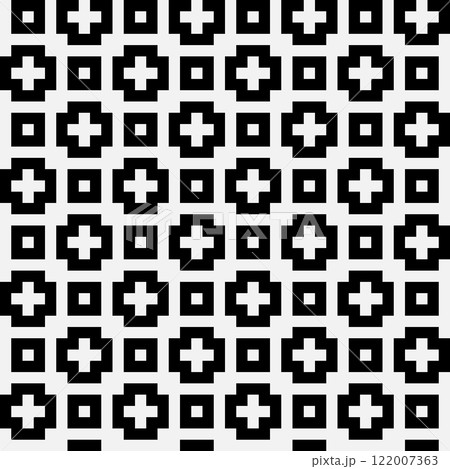 Seamless pixel pattern. vector illustration. 122007363